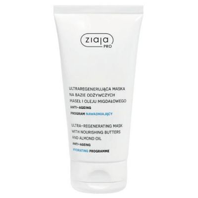 Ziaja Pro Ultraregenerująca maska na bazie odżywczych maseł i oleju migdałowego anti-aging, 200 ml