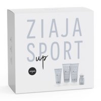 Ziaja Sport Zestaw prezentowy: 2w1 Balsam do ciała i odżywka do włosów, 200 ml + 2w1 Szampon i żel pod prysznic, 200 ml + Krem do rąk i stóp, 100 ml + 2w1 Antyperspirant i serum, 60 ml