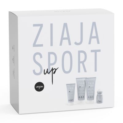 Ziaja Sport Zestaw prezentowy: 2w1 Balsam do ciała i odżywka do włosów, 200 ml + 2w1 Szampon i żel pod prysznic, 200 ml + Krem do rąk i stóp, 100 ml + 2w1 Antyperspirant i serum, 60 ml