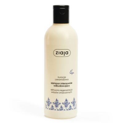 ZIAJA szampon intensywnie odbudowujący KURACJA CERAMIDOWA 300 ml