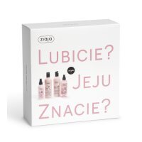 ZIAJA JEJU MŁODA SKÓRA Zestaw: Szampon, 300ml + Odżywka, 125ml + Mgiełka, 200ml + Żel pod prysznic, 300ml