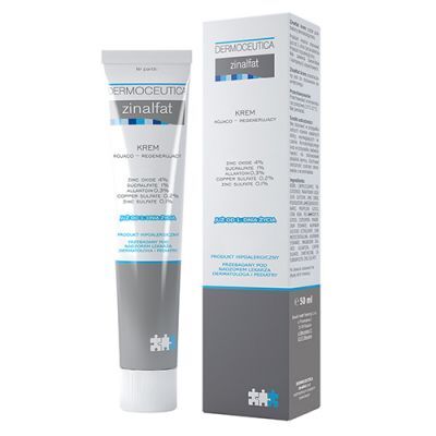 ZINALFAT Krem kojąco-regeneracyjny na podrażnienia, 50 ml