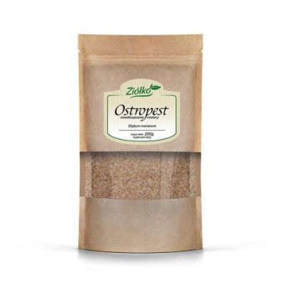 Ziółko Ostropest plamisty mielony nieodtłuszczony, 200 g
