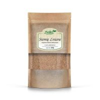 ZIÓŁKO Siemię lniane brązowe mielone odtłuszczone, 200g