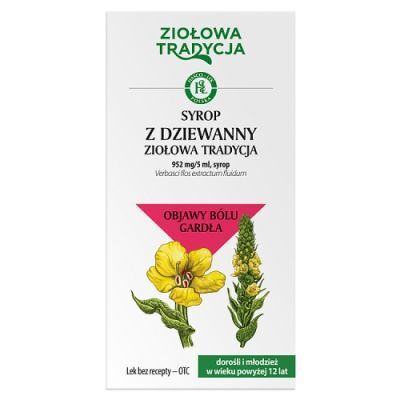 Ziołowa Tradycja Syrop z dziewanny, 125 g