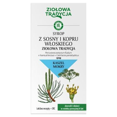 Ziołowa Tradycja Syrop z sosny i kopru włoskiego, 125 g