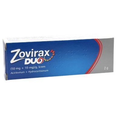 Zovirax Duo Krem 50 mg + 10 mg/g, 2 g