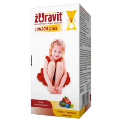 Żuravit Junior Plus syrop o smaku owoców leśnych, 110 ml