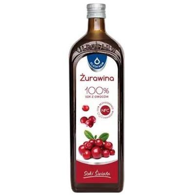 Żurawina 100% sok z owoców żurawiny, 980ml KRÓTKA DATA 30.09.2026